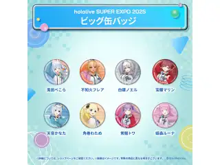 hololive SUPER EXPO 2025 ビッグ缶バッジ 4期生 常闇トワの公式画像