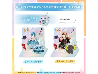 ホロスターズEnglish -TEMPUS- 3周年記念 オーロラチェキスタンド＆チェキ風クリアカード アクセル・シリオス