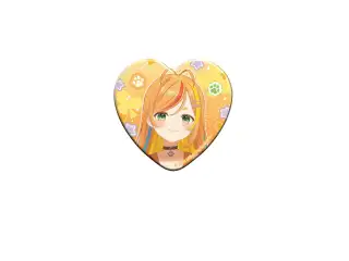 小廻こま 誕生日記念グッズ 2026 ハート型ホログラム缶バッジBの公式画像