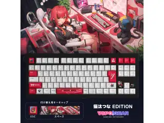 VSPO! GEAR ゲーミングキーボード 猫汰つなEditionの公式画像