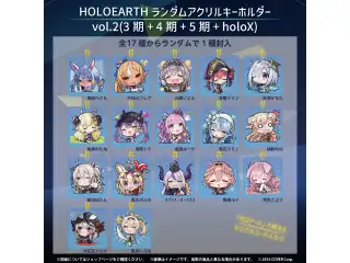 HOLOEARTH ランダムアクリルキーホルダー vol.2（3期+4期+5期+holoX）