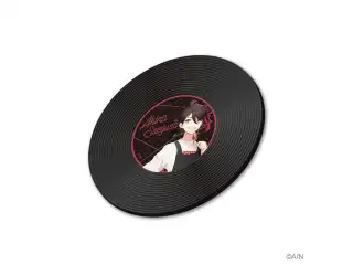 【にじさんじ×SHIBUYA TSUTAYAコラボ記念】レコード風ラバーコースター 三枝明那