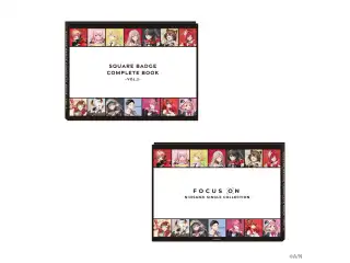 【FOCUS ON】スクエア缶バッジ コンプリートブック vol.2