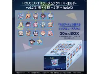 HOLOEARTH ランダムアクリルキーホルダー vol.2（3期+4期+5期+holoX）（20個入BOX）の公式画像