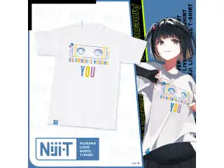 にじさんじライバーモデルTシャツ【第5弾】 雨森小夜 モデル M