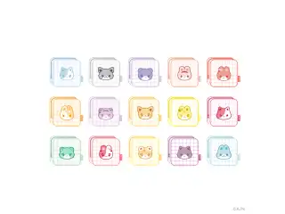 【にじたうんぐっず いち】ポーチ 月ノ美兎