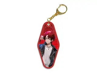 【4期生】 1周年記念　箔押しモーテルキーホルダー 柊ツルギの公式画像