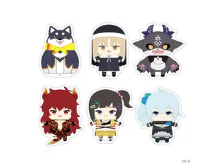 【にじぱぺっとシリーズ vol.10】ステッカーセット 黒井しば