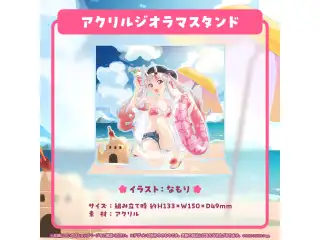 百鬼あやめ 活動5周年記念 アクリルジオラマスタンドの公式画像