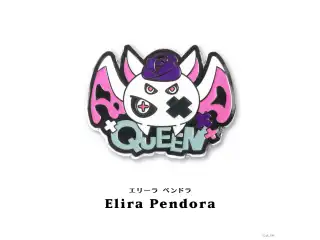 【NIJISANJI EN PIN BADGE COLLECTION Vol.2】モチーフピンバッジ エリーラ ペンドラの公式画像