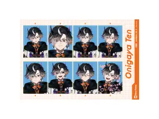 【鬼ヶ谷テン】 2025誕生日　証明写真風シールの公式画像