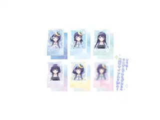 ゆらぎゆら 10万人記念 ランダムチェキ風カード 全6種