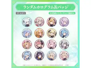 【事後通販】hololive 7th fes. Ridin' on Dreams ライブグッズ ランダムホログラム缶バッジ STAGE1の公式画像