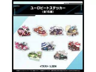 hololive English Eurobeat Remix Albumグッズ ステッカー ユーロビートステッカー 一伊那尓栖