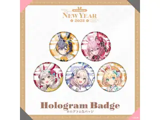 【EN New Year Goods 2023】ホログラム缶バッジ ミリー・パフェ