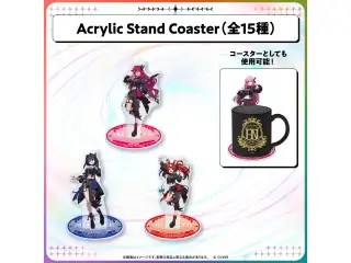 【受注販売】hololive English 3rd Concert -All for One- ライブグッズ アクリルスタンドコースター Acrylic Stand Coaster IRySの公式画像