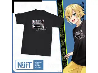 にじさんじライバーモデルTシャツ【第7弾】 卯月コウ モデル L