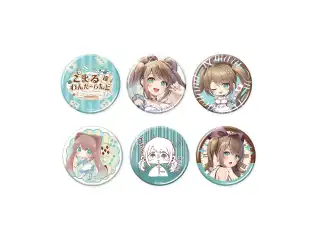 あおぎり高校 栗駒こまる 1st イベント 「こまる 淫 わんだーらんど」グッズ トレーディング缶バッジ
