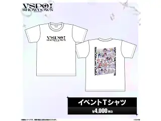 VSPO!SHOWDOWN　会場販売グッズ イベントTシャツの公式画像