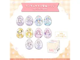 hololive Seasonal Days スイートスプリングイースター ランダムタマゴ型缶バッジ（10パック入りBOX）の公式画像