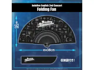 「hololive English 2nd Concert -Breaking Dimensions-」ライブグッズ 受注販売 Folding Fanの公式画像