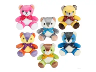 【NIJIベアキーホルダー vol.1】ぬいぐるみキーホルダー ジョー・力一