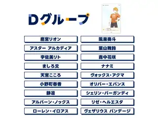 【にじフェス2025】SNS風ランダムクリアカード Dグループの公式画像