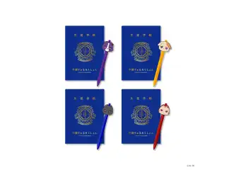 【学園ゔぉるたくしょん】生徒手帳風ノート＆ボールペンセット 四季凪アキラの公式画像