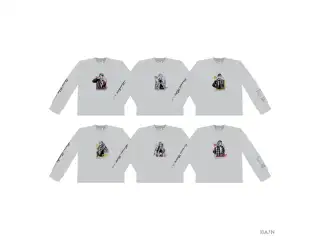 【GRAY×ACCENT】ロングスリーブTシャツ イブラヒム