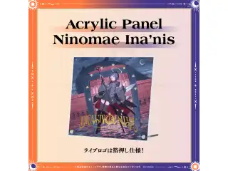 【受注販売】Takanashi Kiara / Ninomae Ina’nis 1st Concert "Drawn to Dawn" ライブグッズ Acrylic Panel Ninomae Ina'nisの公式画像