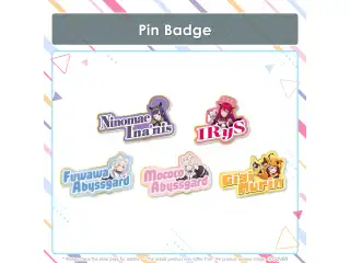 hololive production US Edition Pin Badge US Edition Pin Badge (Ninomae Ina'nis)の公式画像