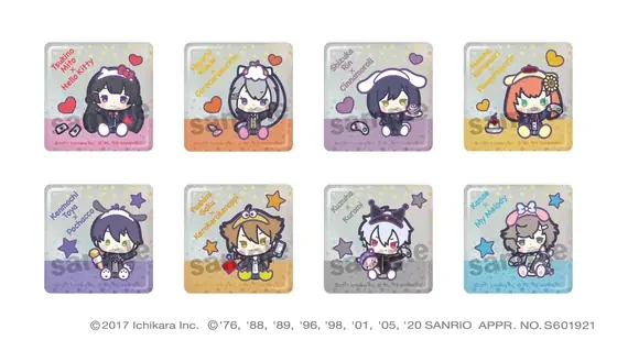にじさんじ×サンリオキャラクターズ トレーディング缶バッジの共通画像