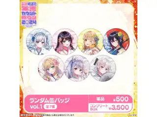 ぶいすぽっ！年末カウントダウン2024　缶バッジvol.1 コンプリートBOXの公式画像