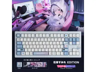 VSPO! GEAR ゲーミングキーボード 花芽すみれEditionの公式画像