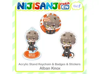 【NIJISANJI EN Petit vol.1】アルバーン・ノックス 【NIJISANJI EN Petit vol.1】缶バッジ アルバーン・ノックスの公式画像