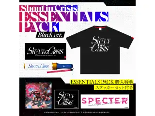 Hoshimachi Suisei 2nd Solo Live "Shout in Crisis" ライブグッズ 二次販売 Essentials Pack Black ver.