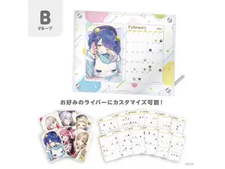 【にじさんじ アクリルデスクカレンダー 2024】 Bグループ