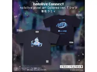 hololive Connect hololive pixel art 5期生 Colored ver. Tシャツ 雪花ラミィ Lの公式画像
