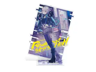 あおぎり高校 萌実 1st ONE-MAN LIVE 「real heat sensation」グッズ 背景付アクリルスタンドの公式画像