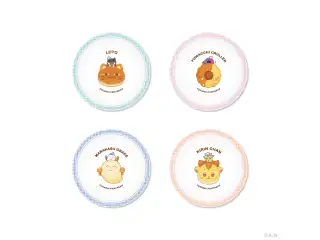 【ゆかいなパンやさん】ミニプレート【にじりとる】 【ゆかいなパンやさん】ミニプレート ロト【にじりとる】の公式画像