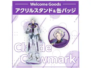 【Welcome Goods】クロード クローマーク 缶バッジ