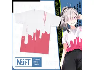 にじさんじライバーモデルTシャツ【第2弾】 健屋花那 モデル M