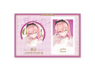 あおぎり高校 我部りえる 6周年記念グッズ チェキ風カード＆缶バッジセット