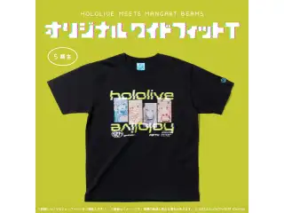 HOLOLIVE MEETS MANGART BEAMS オリジナル ワイドフィットT Lサイズ 5期生 Lの公式画像