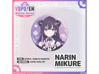 VSPO! EN Starter Series - 缶バッジ 美暮ナリン