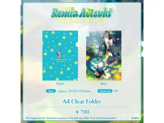 青月レミア　2周年記念2026 クリアファイルの公式画像