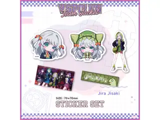 VSPO! EN Team Jacket Series - ステッカーセット 地崎ジラ