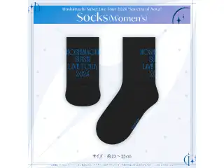 【再販売】Hoshimachi Suisei Live Tour 2024 "Spectra of Nova" ライブグッズ Socks (Women's)の公式画像