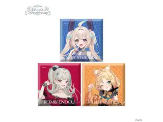 【Ethyria 2nd Anniversary】ホログラムスクエア缶バッジ エナー・アールウェットの公式画像