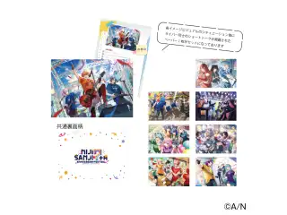 【にじフェス2025】イメージビジュアル SSペーパー付クリアファイル 　なりきり写真館